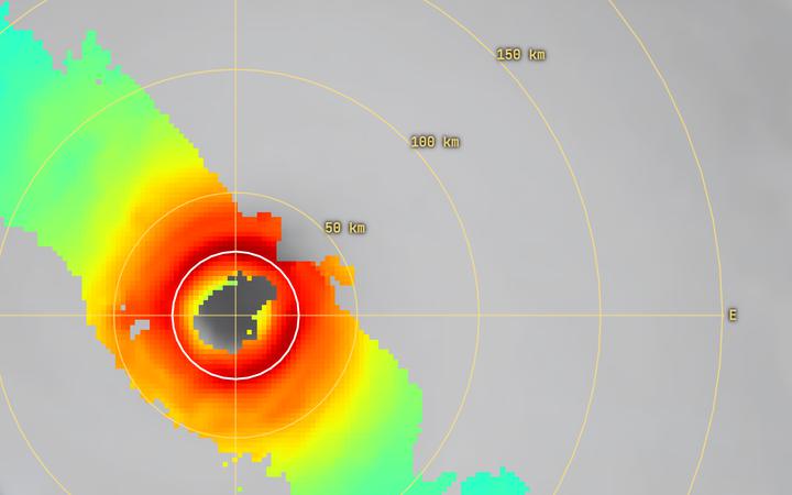 Doppler radar winds around Hurricane Irma&rsquo;s eye